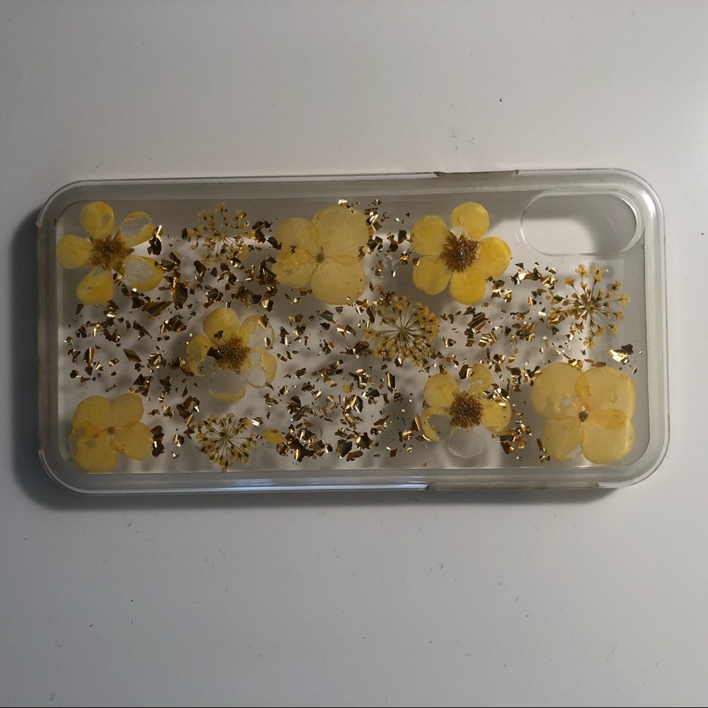 handmade floral case! IPHONE X